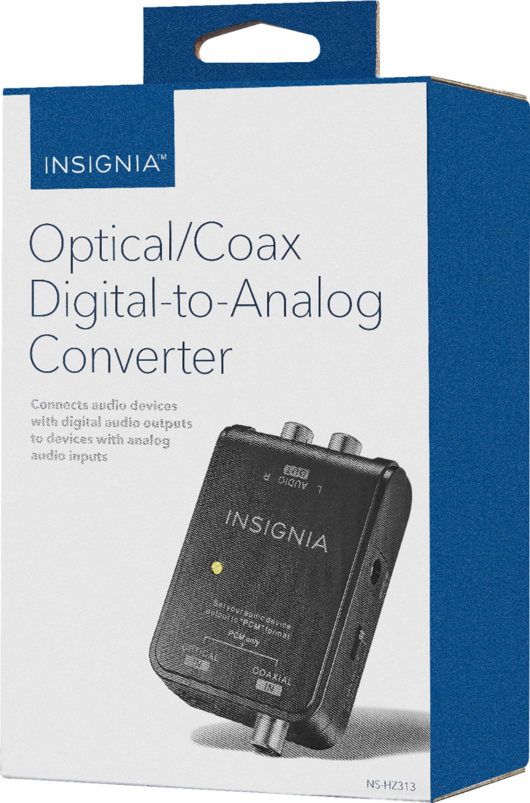 Insignia™ - Optical/Coaxial Digital-to-Analog Converter - Black_4