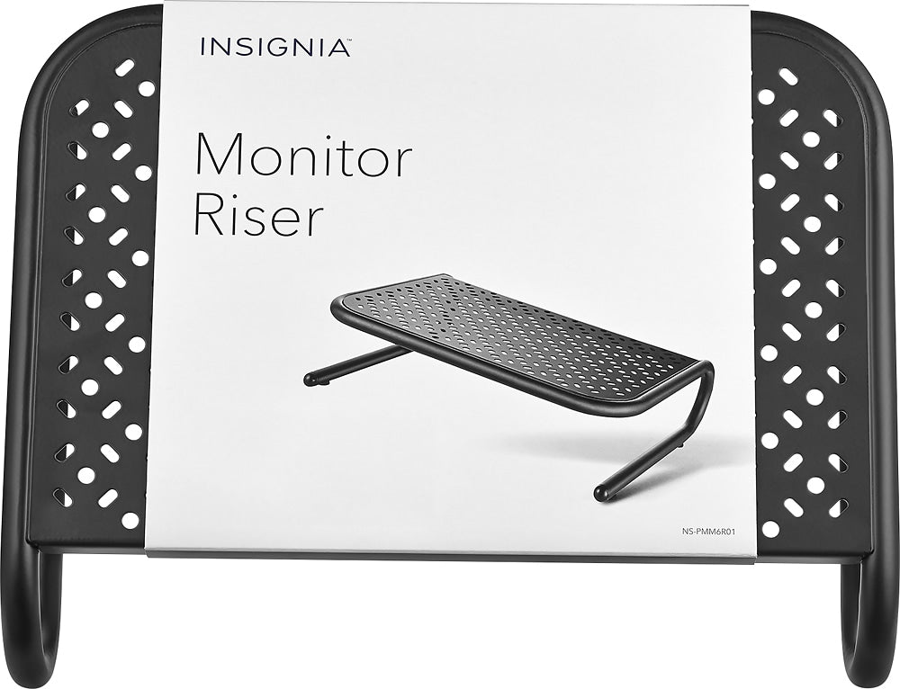 Insignia™ - Computer Monitor Riser - Black_3