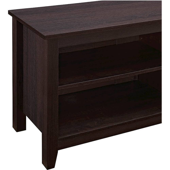 Walker Edison - TV Stand with Adjustable Removable Mount for Most TVs Up to 60" - Espresso_11