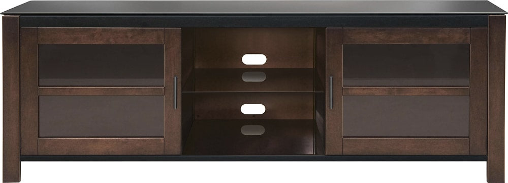 Insignia™ - TV Stand for Most Flat-Panel TVs Up to 70" - Black/Brown_9
