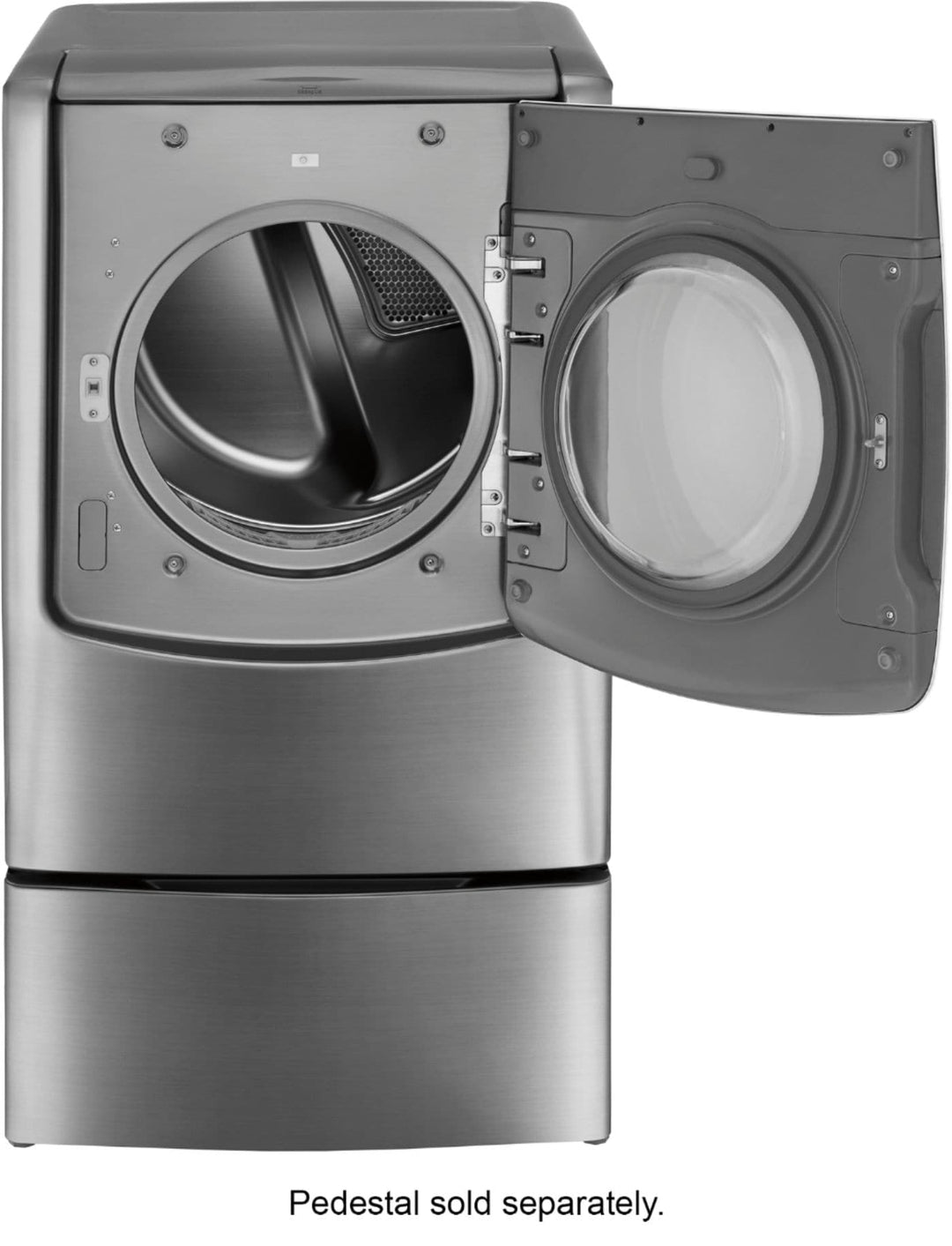 LG - 9.0 Cu. Ft. Smart Electric Dryer with Steam and Sensor Dry - Graphite steel_20
