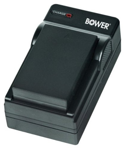 Bower - Battery Charger for Select Sony Batteries - Black_0