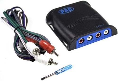 PAC - LocPRO 4-Channel Line Output Converter - Black/Blue_0