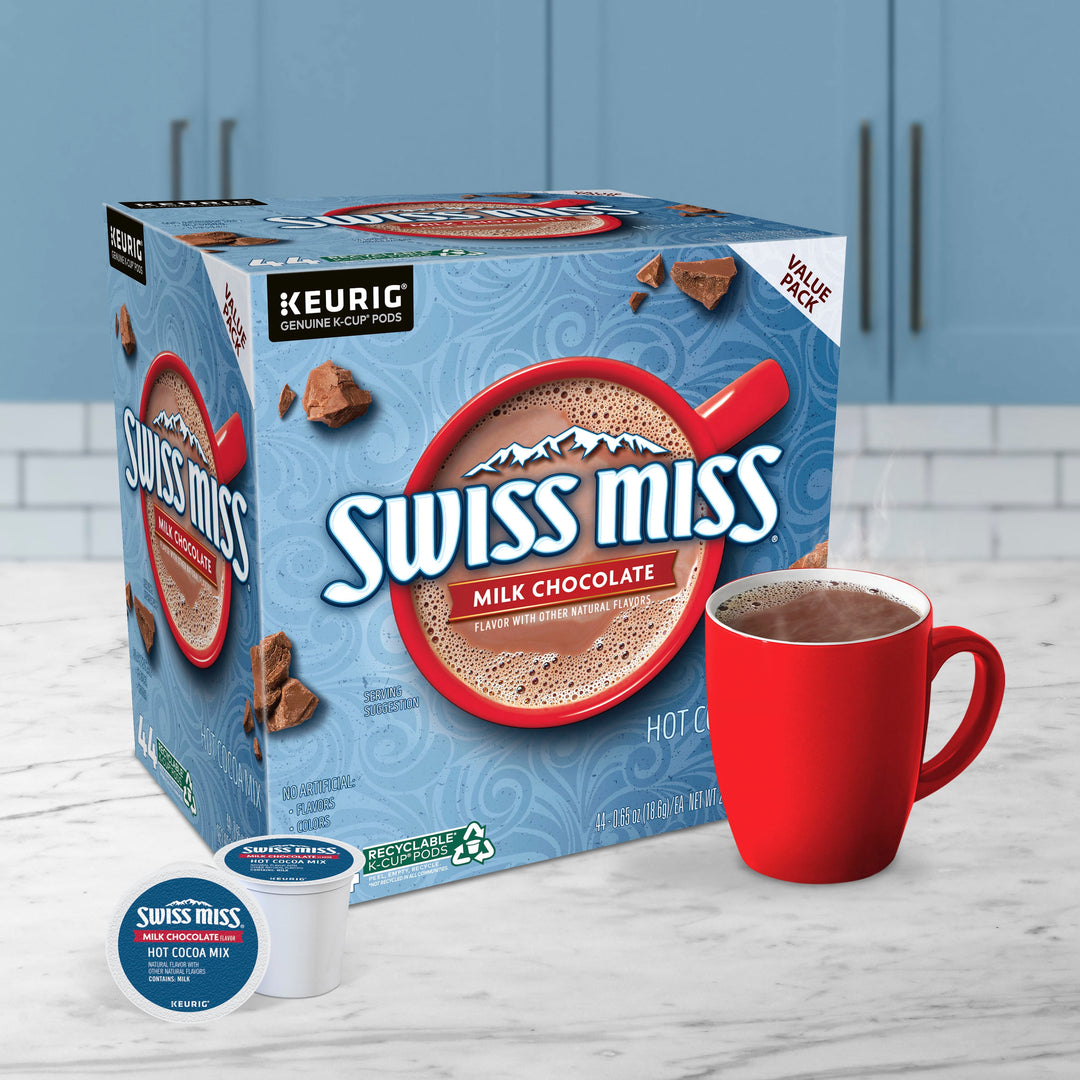 Swiss Miss - Milk Chocolate Hot Cocoa, Keurig Single-Serve K-Cup Pods, 44 Count_4