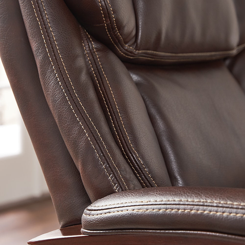 La-Z-Boy - Leather Executive Chair - Coffee Brown_3