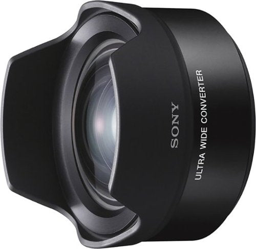 Sony - Wide Converter Lens for Select E-Mount Cameras - Black_0