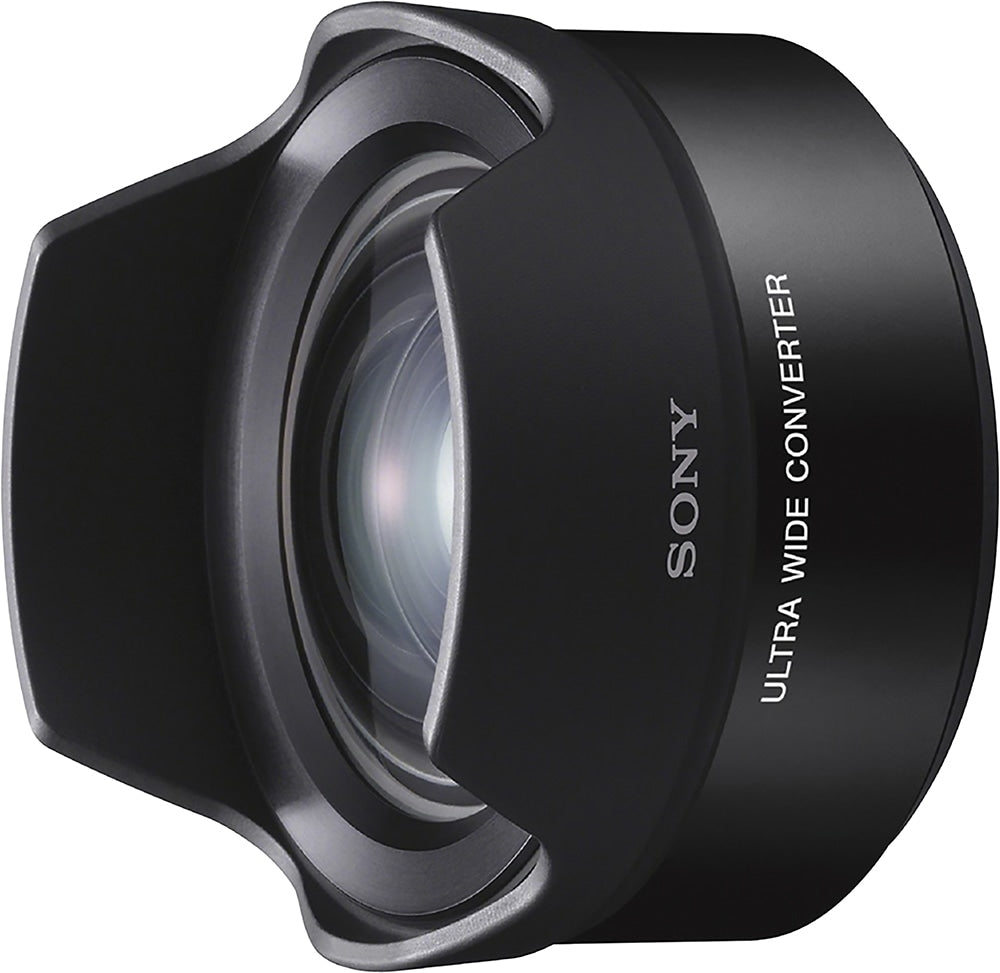 Sony - Wide Converter Lens for Select E-Mount Cameras - Black_1