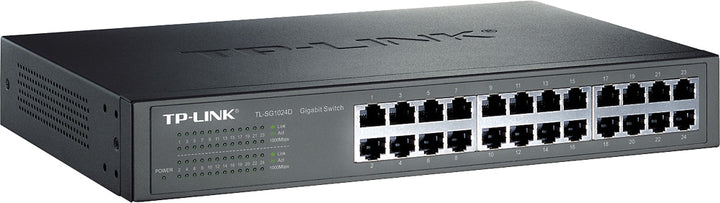 TP-Link - 24-Port 10/100/1000 Mbps Gigabit Ethernet Switch - Gray_2