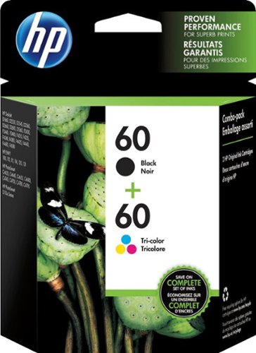 HP - 60 2-Pack Standard Capacity Ink Cartridges - Black & Tri-Color_0