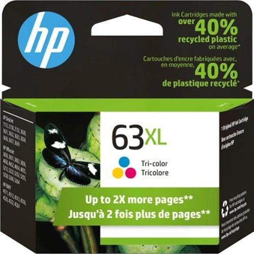 HP - 63XL High-Yield Ink Cartridge - Tri-Color_0