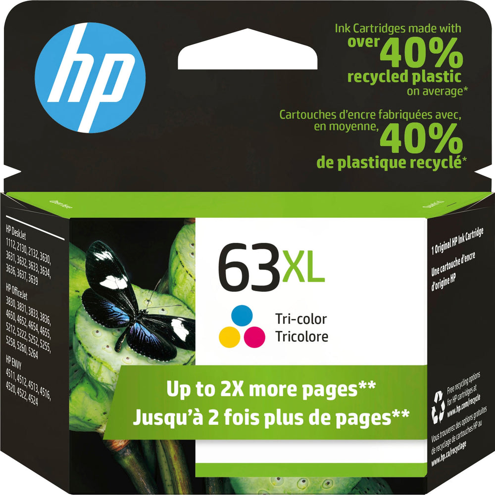 HP - 63XL High-Yield Ink Cartridge - Tri-Color_1