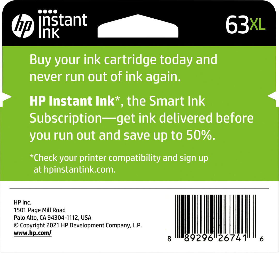 HP - 63XL High-Yield Ink Cartridge - Tri-Color_5