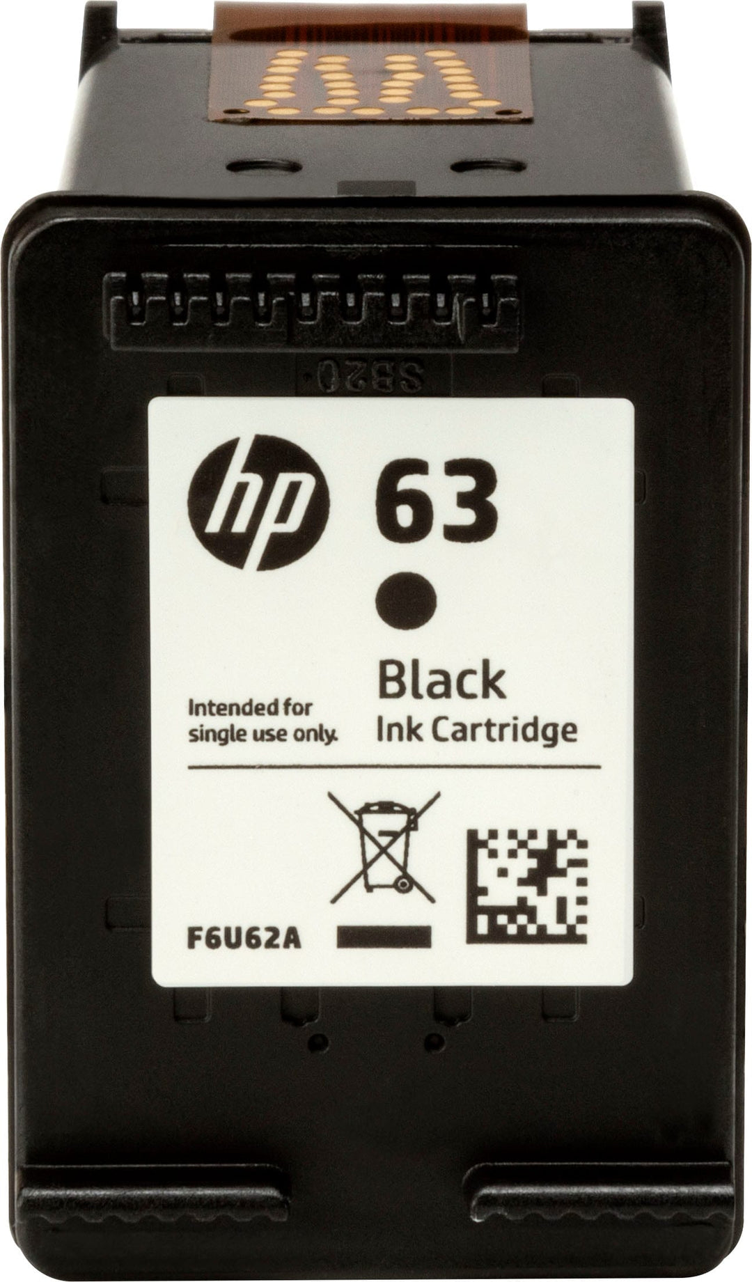 HP - 63 Standard Capacity Ink Cartridge - Black_8