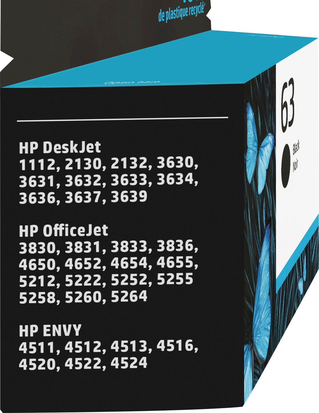 HP - 63 Standard Capacity Ink Cartridge - Black_7