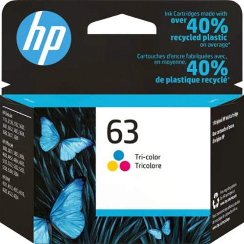 HP - 63 Standard Capacity Ink Cartridge - Tri-Color_0