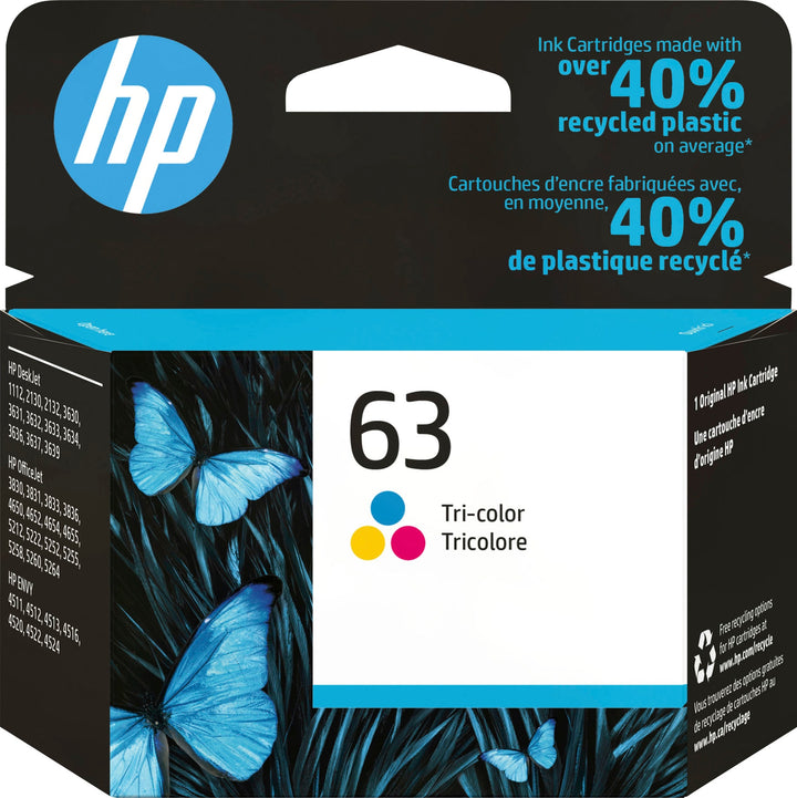 HP - 63 Standard Capacity Ink Cartridge - Tri-Color_1