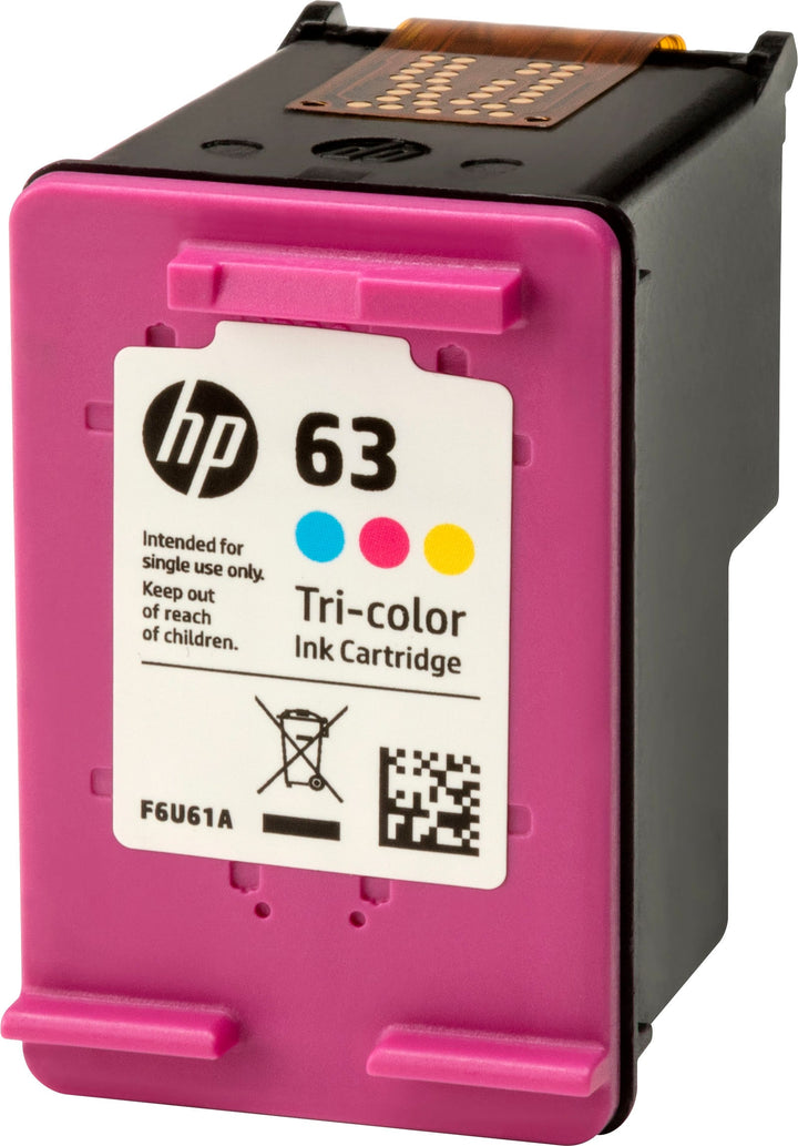 HP - 63 Standard Capacity Ink Cartridge - Tri-Color_3