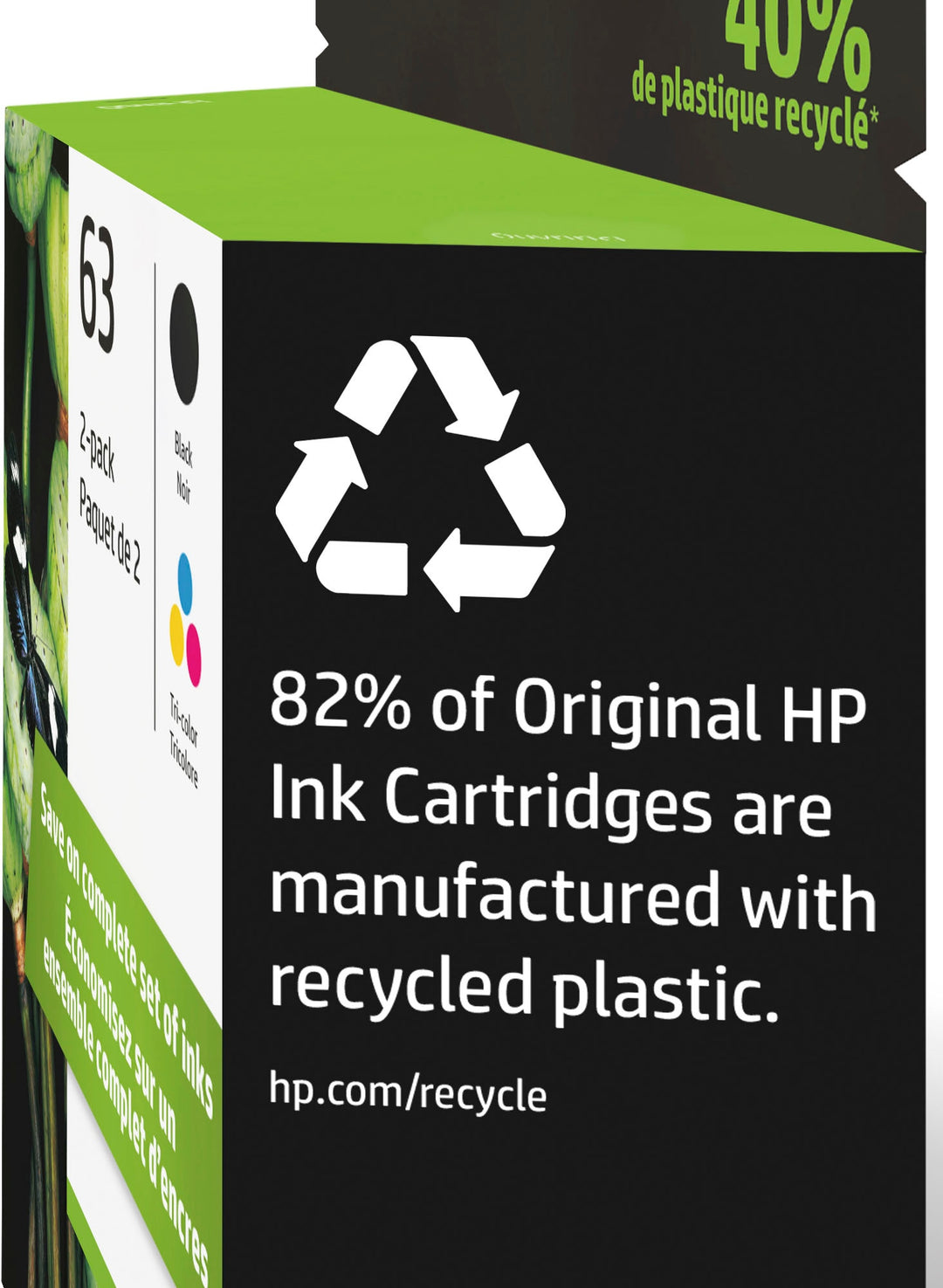 HP - 63 2-Pack Standard Capacity Ink Cartridges - Black & Tri-Color_4
