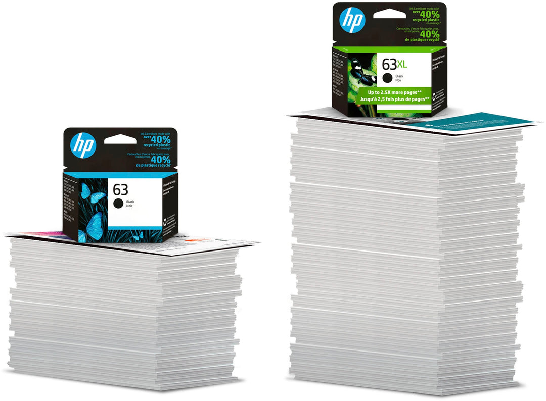 HP - 63 2-Pack Standard Capacity Ink Cartridges - Black & Tri-Color_3