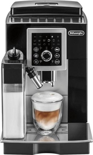 De'Longhi - Magnifica S Espresso Machine with 15 bars of pressure and intergrated grinder - Silver/Black_0