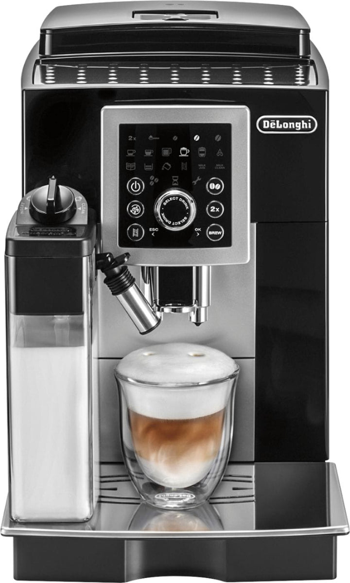 De'Longhi - Magnifica S Espresso Machine with 15 bars of pressure and intergrated grinder - Silver/Black_1