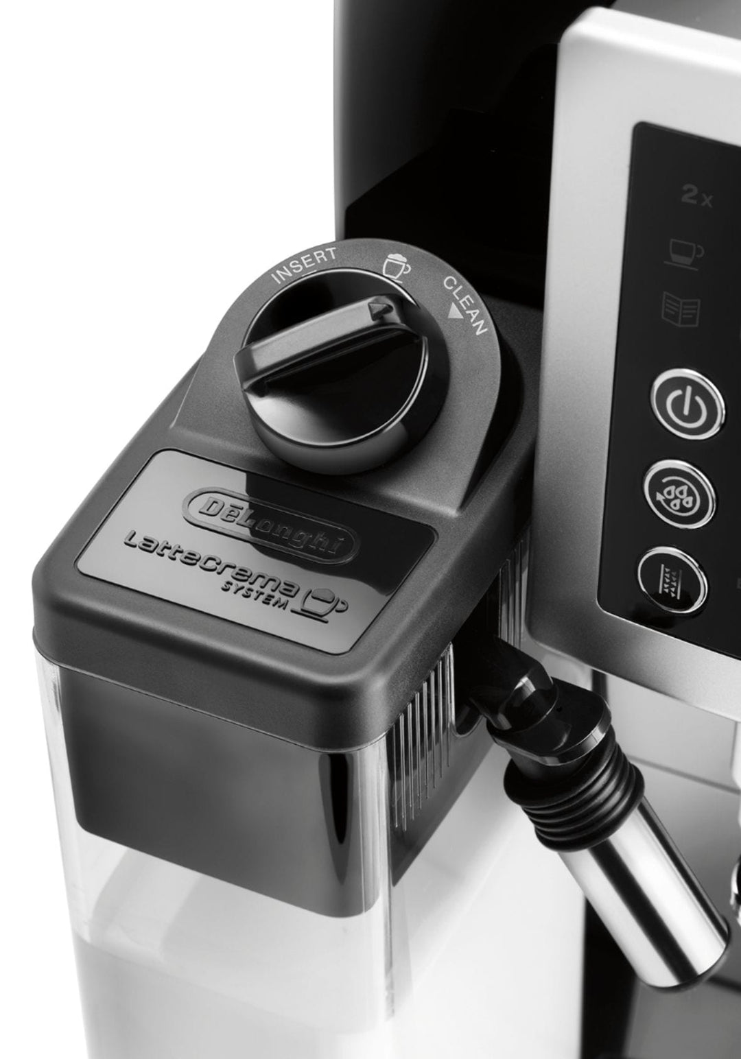 De'Longhi - Magnifica S Espresso Machine with 15 bars of pressure and intergrated grinder - Silver/Black_2