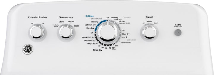 GE - 7.2 Cu. Ft. Electric Dryer - White_2