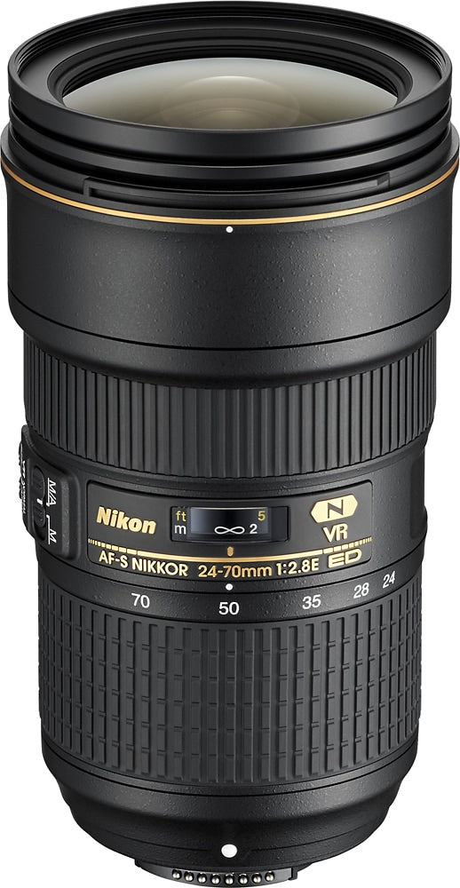 Nikon - AF-S NIKKOR 24-70mm f/2.8E ED VR Wide-Angle Zoom Lens - Black_1