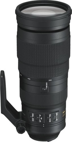 Nikon - AF-S NIKKOR 200-500mm f/5.6E ED VR Super Telephoto Zoom Lens - Black_0