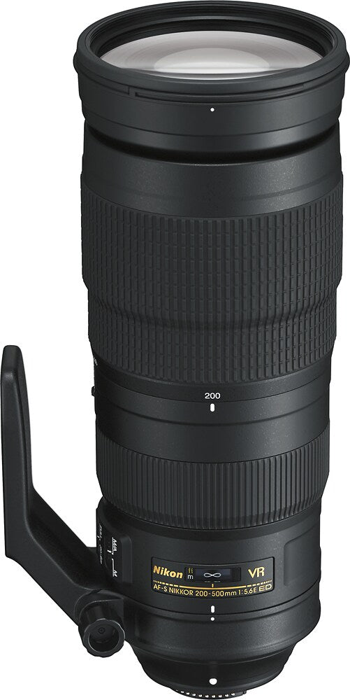 Nikon - AF-S NIKKOR 200-500mm f/5.6E ED VR Super Telephoto Zoom Lens - Black_2