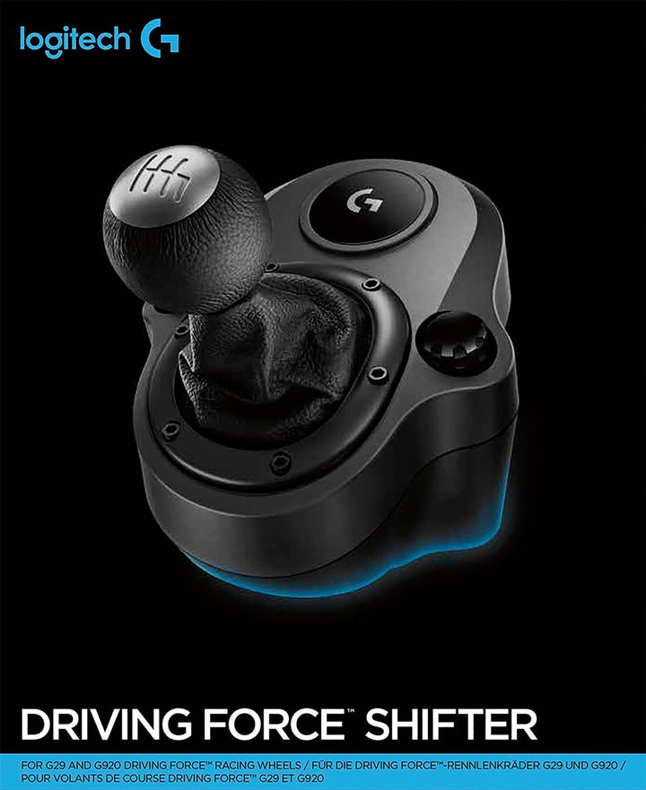 Logitech - Driving Force Shifter for Xbox Series X|S, Xbox One, and PlayStation 4 & 5 - Black/Silver_3