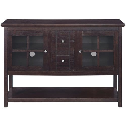 Walker Edison - Transitional TV Stand / Buffet for TVs up to 55" - Espresso_0