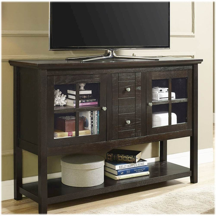 Walker Edison - Transitional TV Stand / Buffet for TVs up to 55" - Espresso_6