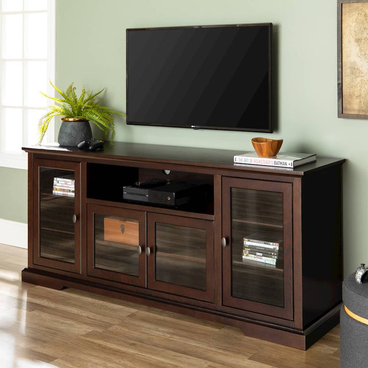 Walker Edison - TV Cabinet for Most TVs Up to 75" - Espresso_3