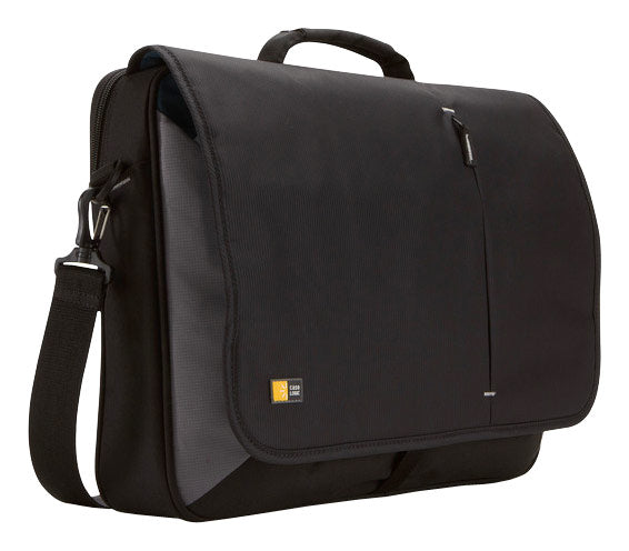 Case Logic - Messenger Laptop Bag for 17" Laptop - Black_1