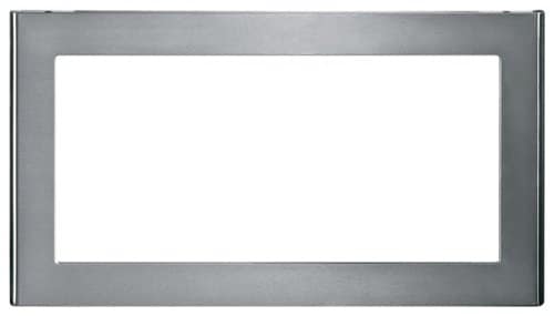 30" Built-In Trim Kit for Select GE Microwaves - Stainless steel_0