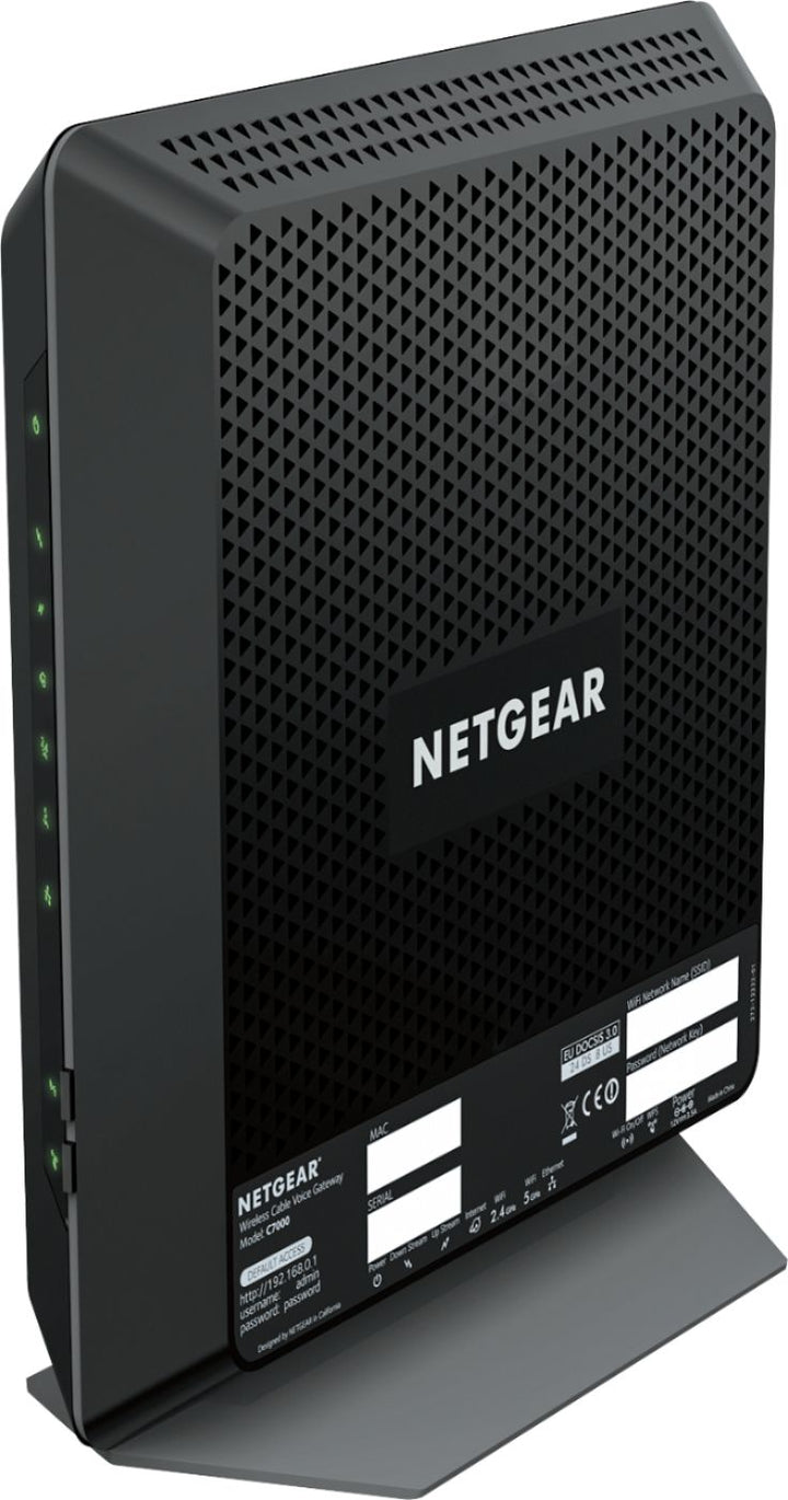 NETGEAR - Nighthawk AC1900 Router with DOCSIS 3.0 Cable Modem - Black_2