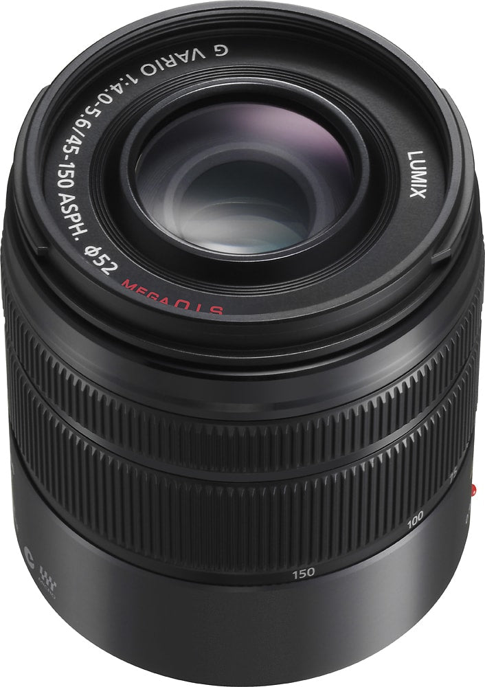 Panasonic - Lumix G Vario 45-150mm f/4.0-5.6 ASPH. Mega O.I.S. Zoom Lens, H-FS45150K - black_3