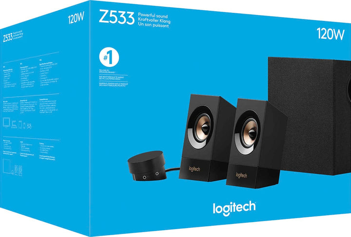 Logitech - Z533 Multimedia Speakers (3-Piece) - Black_2