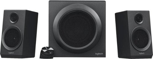 Logitech - Z333 2.1 Speaker system with Headphone Jack (3-Piece) - Black_0