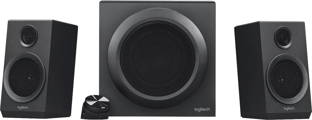 Logitech - Z333 2.1 Speaker system with Headphone Jack (3-Piece) - Black_1