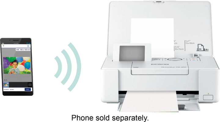 Epson - PictureMate PM-400 - C11CE84201 Wireless Photo Printer - White_5