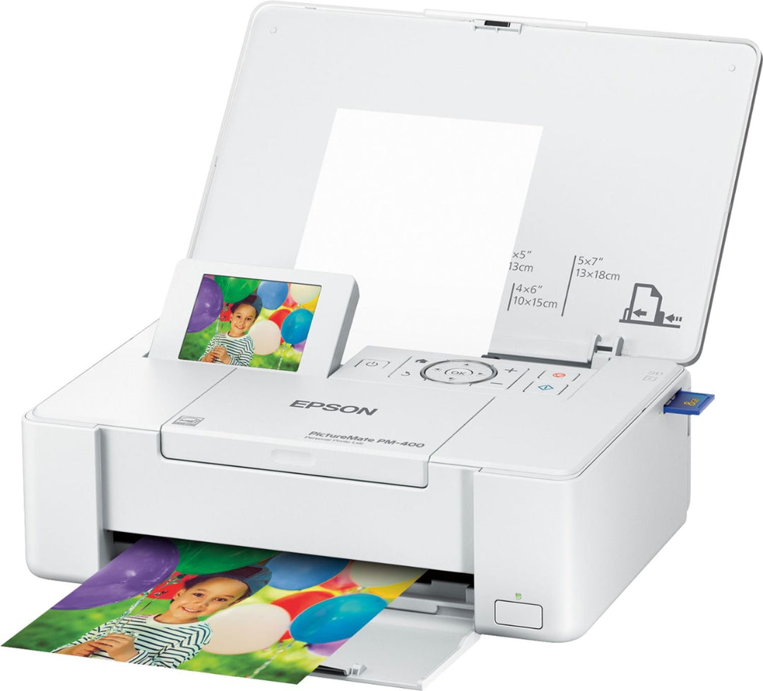 Epson - PictureMate PM-400 - C11CE84201 Wireless Photo Printer - White_3