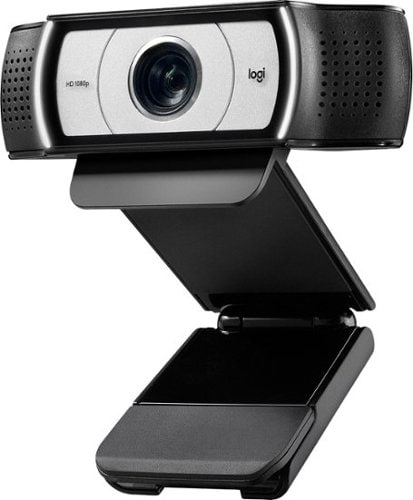 Logitech - C930s Pro HD 1080 Webcam for Laptops with Ultra Wide Angle - Black_0