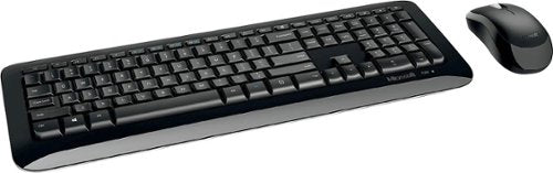 Microsoft - Desktop 850 Full-size Wireless Optical Keyboard and Mouse Bundle - Black_0