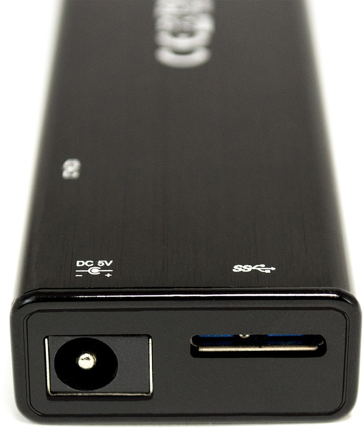 j5create - 7-Port USB 3.0 Hub - Black_5