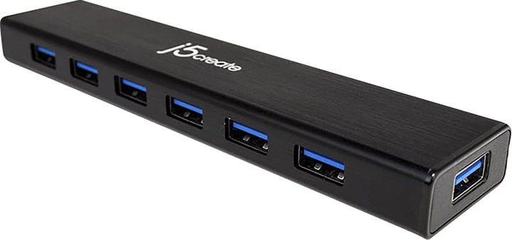 j5create - 7-Port USB 3.0 Hub - Black_3