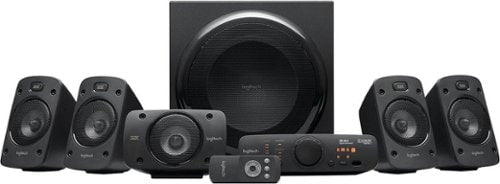 Logitech - Z906 5.1-Channel Satellite Surround Sound Speaker System (6-Piece) - Black_0