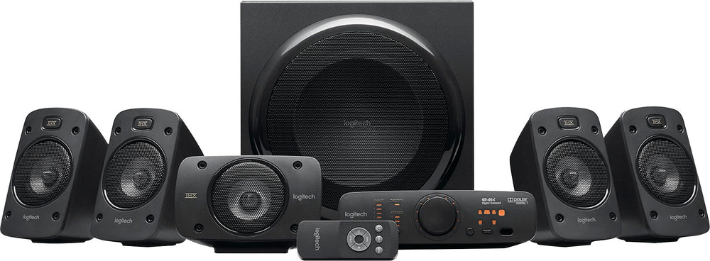 Logitech - Z906 5.1-Channel Satellite Surround Sound Speaker System (6-Piece) - Black_1