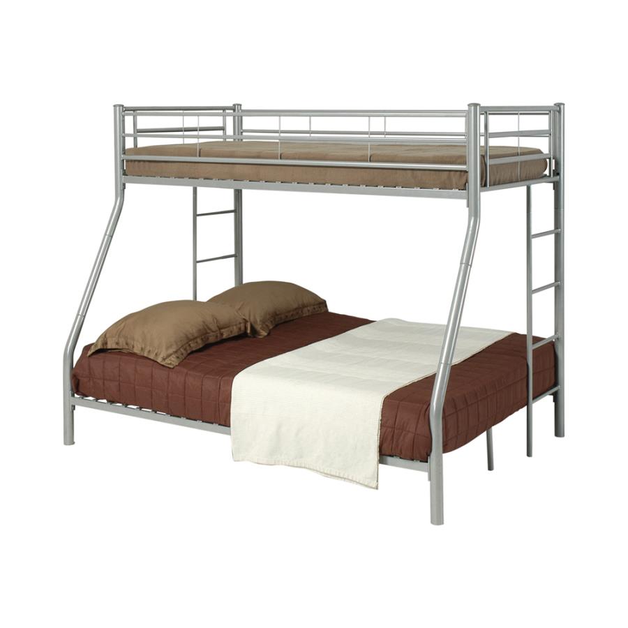 Hayward Twin over Full Bunk Bed Silver_1